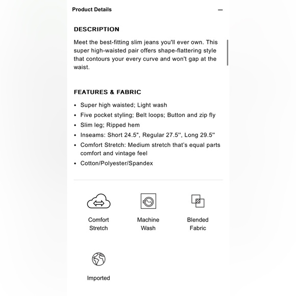 Express Curvy Super High Waisted Ripped Hem Slim Jeans womens NEW size 0 - Picture 4 of 5